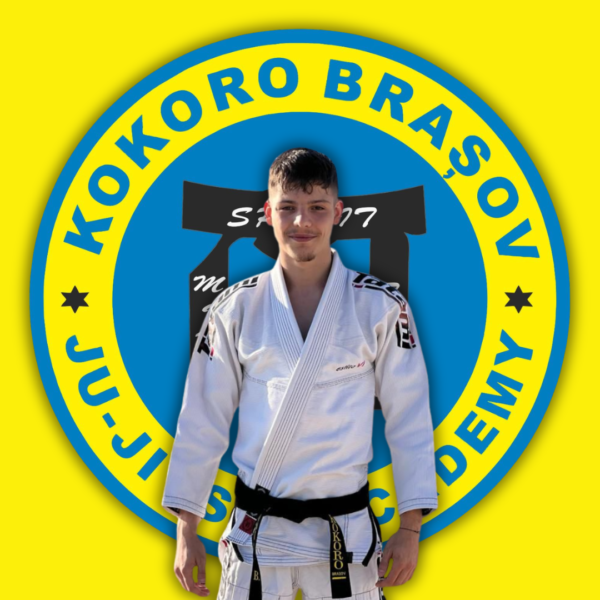 Sempai Adrian, instructor at Kokoro Ju Jitsu Academy Brașov
